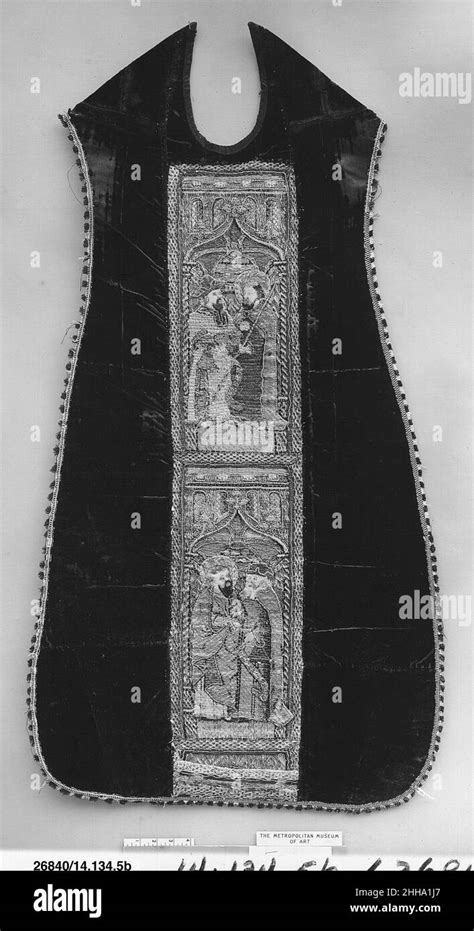 stamped 15th century metal box apostles french fertila|Chasuble with Virgin and Child, Apostles and Prophets .